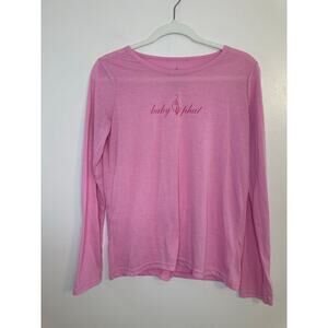 Vintage Y2K Womens Baby Phat Princess Bratz Pink Long Sleeve Too Size Large